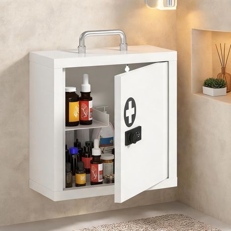 Meuble de salle de bain en edelstahl 30 x 14 x 30 cm (1/5)