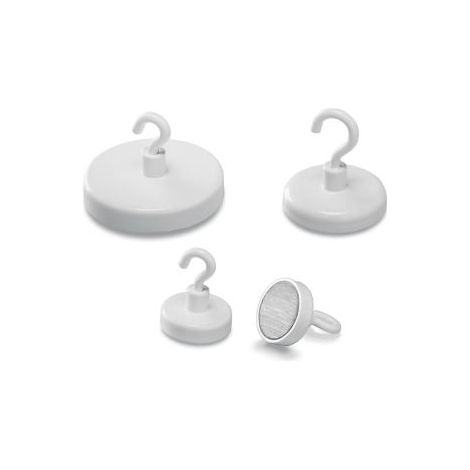 magnetoplan Hakenmagnet - VE 10 Stück - Ø 25 mm Büromaterial Bürozubehör Magnet (1/3)