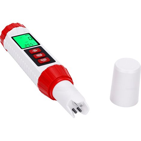 Testeur de qualité d'eau 4 en 1 haute précision : pH, TDS, EC, température, pour aquariums. (1/5)