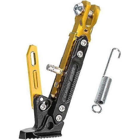 Motorrad-Seitenständer, Seitenständerhalterung, Parkstütze, Pitbike-Zubehör, Universal – Gold (1/5)