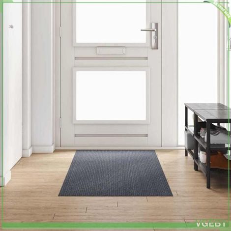 Tapis couloir - FAFEISY - 42011417 - Gris - 80 x 250 cm - Antidérapant (1/5)