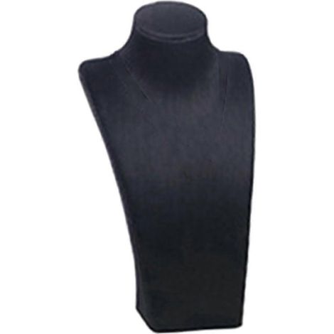 Présentoir buste pour colliers porte-bijoux décoratif et élégant - 105 cm x 65 cm x 20 cm - Noir (1/3)