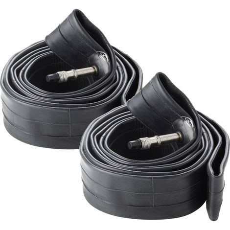 Fischer Fahrradschlauch X2 40/62-559 DV 26 Zoll mittel Doppelpack Fahrradschlauch