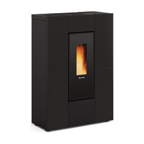 Extraflame Stufa A Pellet Marilena Plus Ad Canalizzata Slim Colore Nero (1/2)