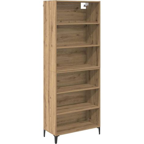 Maison Exclusive - Credenza Rovere artigianale 69,5 x 34 x 180 cm