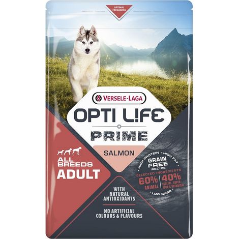 Opti Life Prime Salmon per adulti 2,5 kg