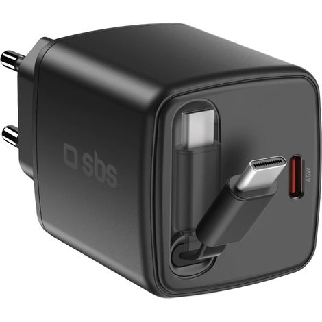 Caricabatterie USB-C + Cavo integrato, 45W
