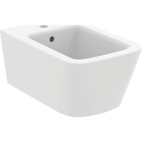 IS Bidet mural Cube Blend 1 hl. 360x540x250mm Blanc soie