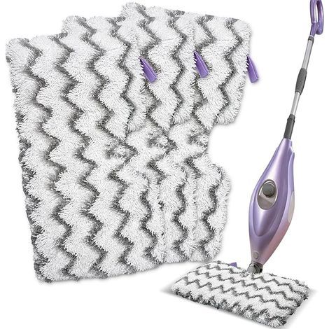 Convient aux chiffons de nettoyage à vapeur Shark, compatible avec P36/P9/P35 P39 M3, chiffon ondulé, accessoires, tampons de rechange haute température, ensemble de 3 pièces. (1/5)