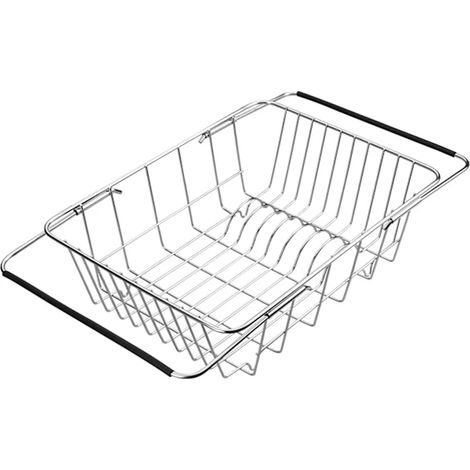 Support de rangement - grand panier de filtre à eau rétractable en acier inoxydable - type fente pour carte (1/5)