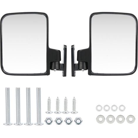 Espejo retrovisor convexo Club Car, fácil de instalar, compatible con Yamaha