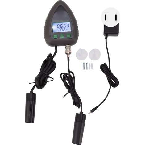 Sensor de calidad del agua 5 en 1 con Wi-Fi, medición continua de pH, TDS, salinidad, densidad y temperatura, enchufe estadounidense de 110 V, compatible con Tuya. (1/5)