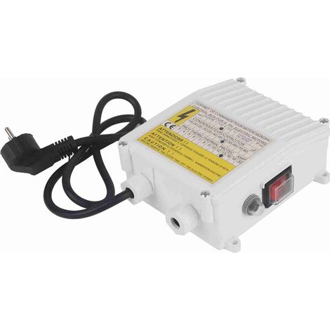 Coffret commande pompe protection thermique integrée regulateur pour pompe submersible puits profond domestique 1.5KW 2HP 80uf 25A prise EU 220V (1/5)