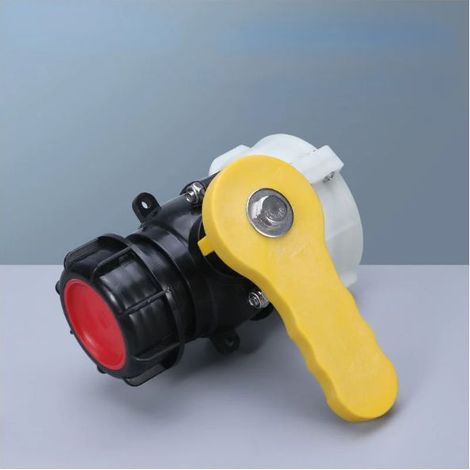 Adaptateur de vanne de réservoir IBC en plastique de haute qualité, seau de vanne à bille résistant aux acides et aux alcalis DN50 tonnes Chr50 1000L (1/4)