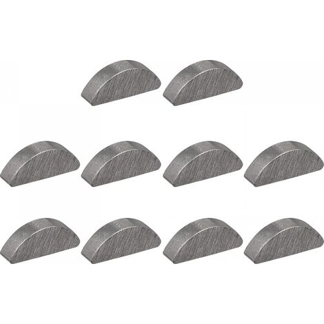 Clavette Demi Lune Acier 45 13x5x3mm 10pcs (1/5)