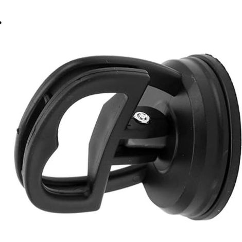 Small suction cup for car dent removal, strong pulling force, car dent puller, easy to repair, ergonomic glass (black) (1/5)