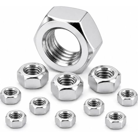 Ecrou M5 INOX A2 Hexagonal Nut Ø 5mm, LOT DE 50 Pcs (1/5)