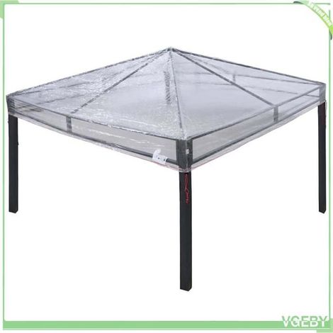 Remplacement de housse de gazebo - FAFEICY - 300 x 300 x 26 cm - Transparent - PVC - Imperméable (1/5)