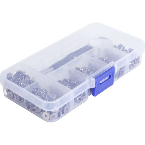 Rivets en Aluminium pour Maroquinerie, Accessoires de Sac et de Ceinture, Kit de Fixation pour Cuir (1/5)