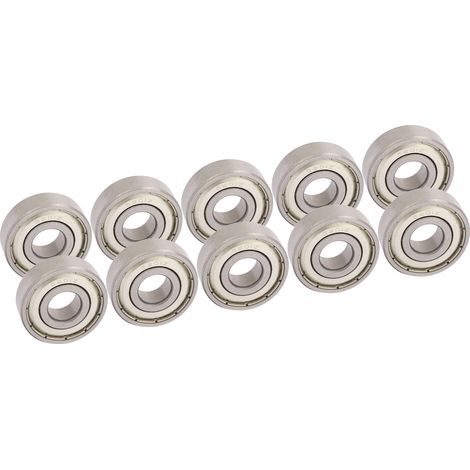 10 Stück 6201z Wälzlagerstahl Rillenkugellager 12 mm (1/5)