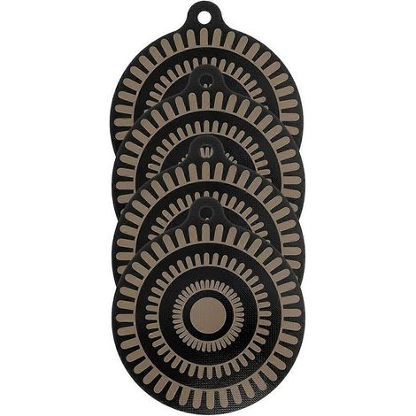 Lot de 4 tapis de protection isolants pour plaque à induction, 24 cm (1/5)