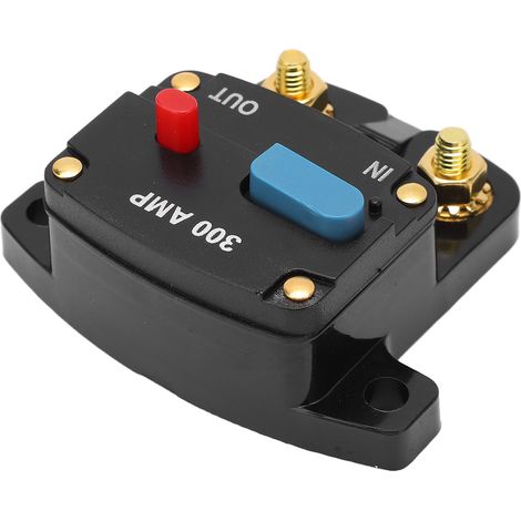 Disjoncteur à réarmement manuel pour système audio de voiture, bateau, camion, bus, 300 A (1/5)
