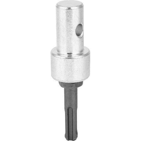 Adaptateur de Foret pour Perceuse Électrique vers Tarière, Embout à Queue Ronde 2 Trous 2 Fentes (1/5)