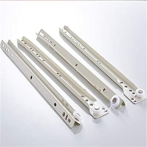 Glissières de tiroir, deux rails d'armoire, poulie chariot pour table (1/5)