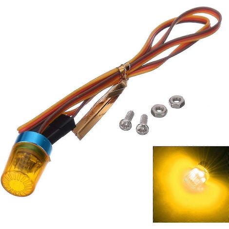 Lumière LED ultra-brillante clignotante et rotative pour accessoires de voitures et camions radiocommandés (1/2)