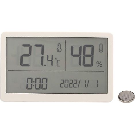 Temperatur- und Feuchtigkeitsmonitor, Temperaturmessgerät, digitales Thermometer und Hygrometer für Zuhause