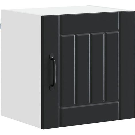 Maison Exclusive - Armario de Pared LUCCA Negro 40 x 31 x 40 cm