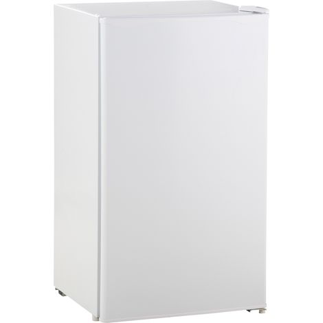 Petit réfrigérateur réversible à une porte de 91 L avec congélateur et température réglable, blanc