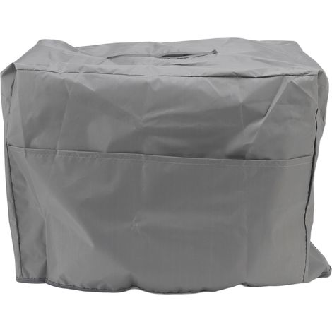 Schweißgeräte-Schutzhaube, wasserdicht, 190T silberplattiertes Polyester-Taft, UV-beständig, Staubschutz für Schweißer, für Garten und Balkon, 47 x 28 x 37 cm / 18,5 x 11,0 x 14,6 Zoll, Grau (1/5)