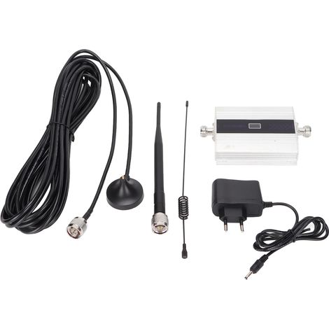 Amplificateur de Signal Téléphone Portable Aluminium Répéteur 2G 3G 4G avec Antenne, Prise UE 110-240V (1/5)
