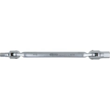 KS Tools Öldienst-Schlüssel Sechskant für Hinterachsdifferential, 10x14mm - 150.9225