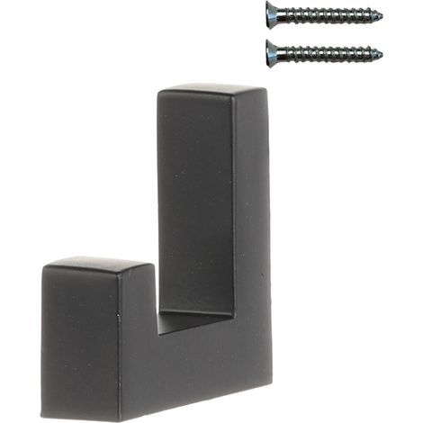 Gancho de pared negro mate Riex XV33 (1/5)