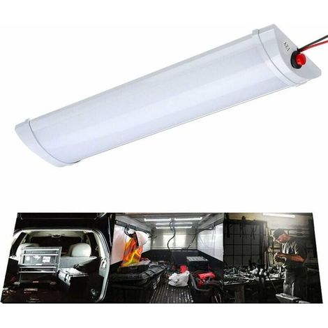 Green Mobility-12V voiture lumière intérieure, LED bande barre lampe Bus caravane avec interrupteur marche/arrêt, lumineuse de travail Van Camion Camion Camper Bateau Plafonnier (1/5)