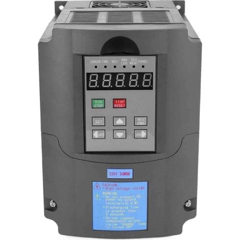 Moteur de Broche refroidi à l'eau 3KW ER20 + 4HP 13A 3KW variateur de fréquence VFD onduleur for routeur de Gravure CNC (1/5)