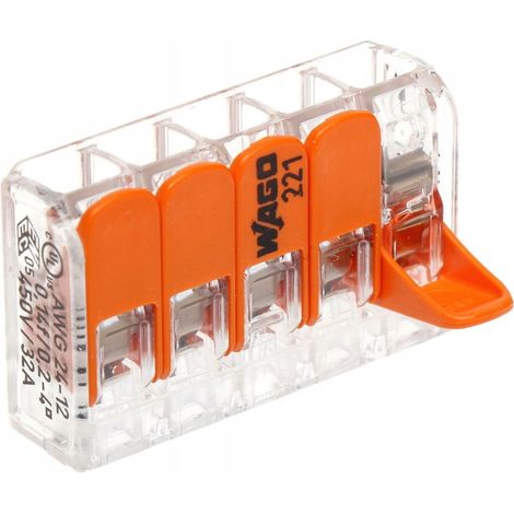 Accesorios de conexión Wago 221-415 32 A 450 V (1/3)