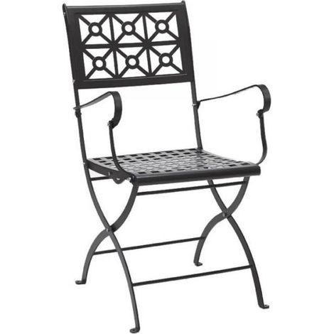 Sedia Poltrona Da Giardino Isotta Antracite
