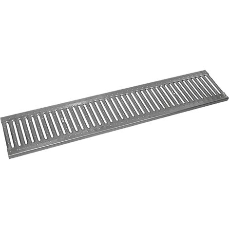 GRIGLIA ZINCATA PER CANALETTA 'TOP' A15 - cm 100 x 19,9 x H. 2,1