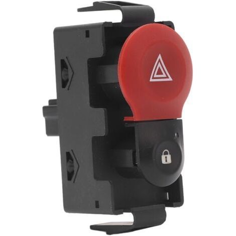 Hazard Light Switch 8200523299 Hazard Light Switch Control Button for Clio MK3 Modus 2005 to 2012 (1/4)