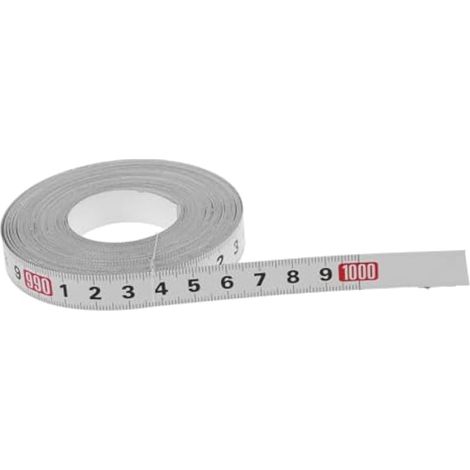 Ruban Adhésif de Mesure Règle de Menuiserie en Acier Carbone Auto-adhésif Précise et Polyvalente pour Outils de Mesure et Travaux de Bois (1/5)