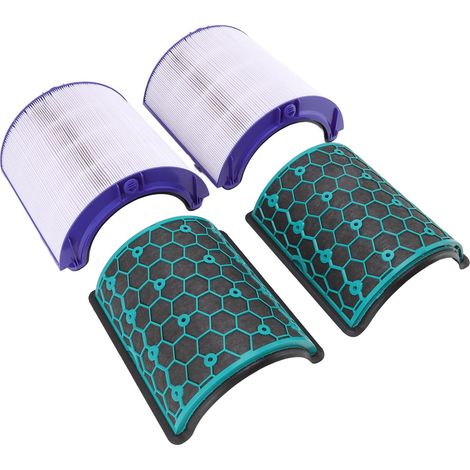 Filtre HEPA + charbon actif pour Dyson TP04 DP04 HP04, purification double couche, lot de 2 pièces (1/5)
