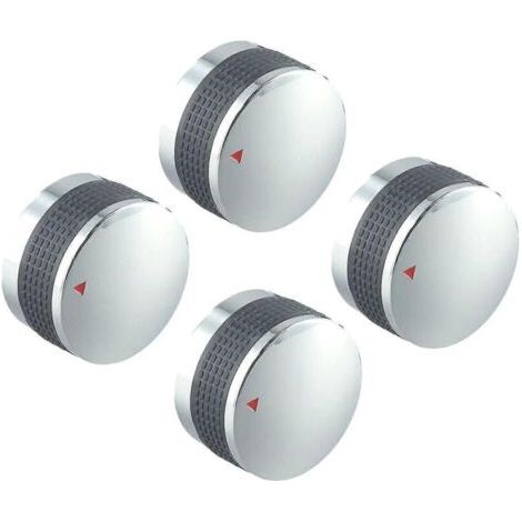 Lot de 4 boutons de commande pour barbecues à gaz, 58 mm et 50 mm, pièces de rechange pour accessoires de jardin. Resiste - AquaForge (1/4)