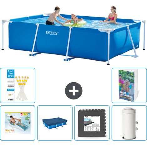 Rechteckiger Frame Pool - 300x200x75 cm - 7-teilig S11