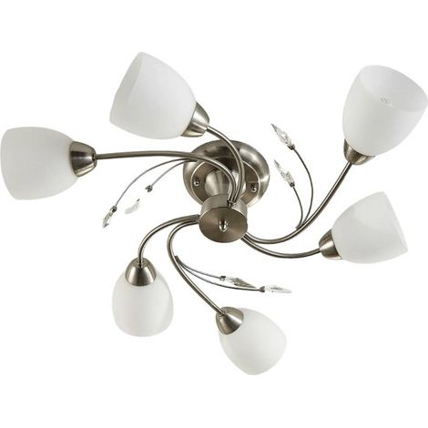 Lindby 'Tatas' in Grigio da Vetro