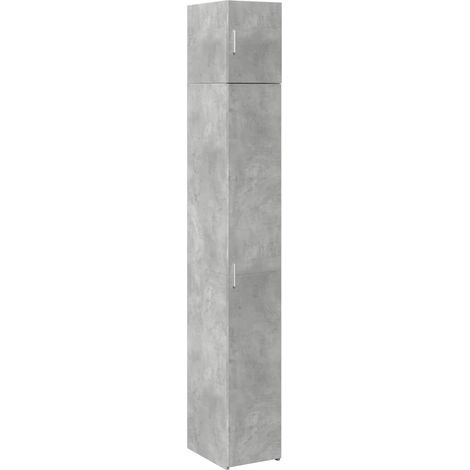 Maison Exclusive - Mobile Sottile Grigio Cemento 30x42,5x225 cm in Truciolato