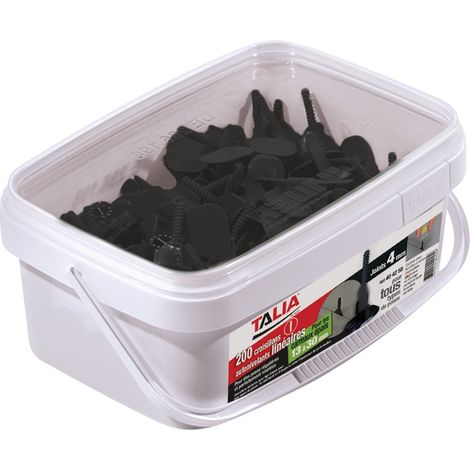 CROISILLON AUTO-NIVELANT LINEAIRE 4MM GRANDE HAUTEUR 200 PIECES TALIAPLAST - 404255