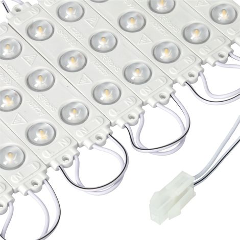 Jandei - Módulo LED 220V 6000K. 20unds x 3 LED. 2W. 240 lum modulo. 98x20mm. IP65 (1/5)
